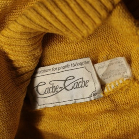Cache Cache Textured Pullover Crew neck Sweater Sz 1 Mustard Jumper
Ribbed Hem - Picture 7 of 10